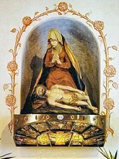 Gnadenbild der Schmerzhaften Mutter Gottes, St. Remigius Bergheim